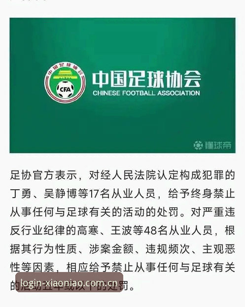 中国足协第三批禁足名单深度解析：从行业乱象看体育生态重建